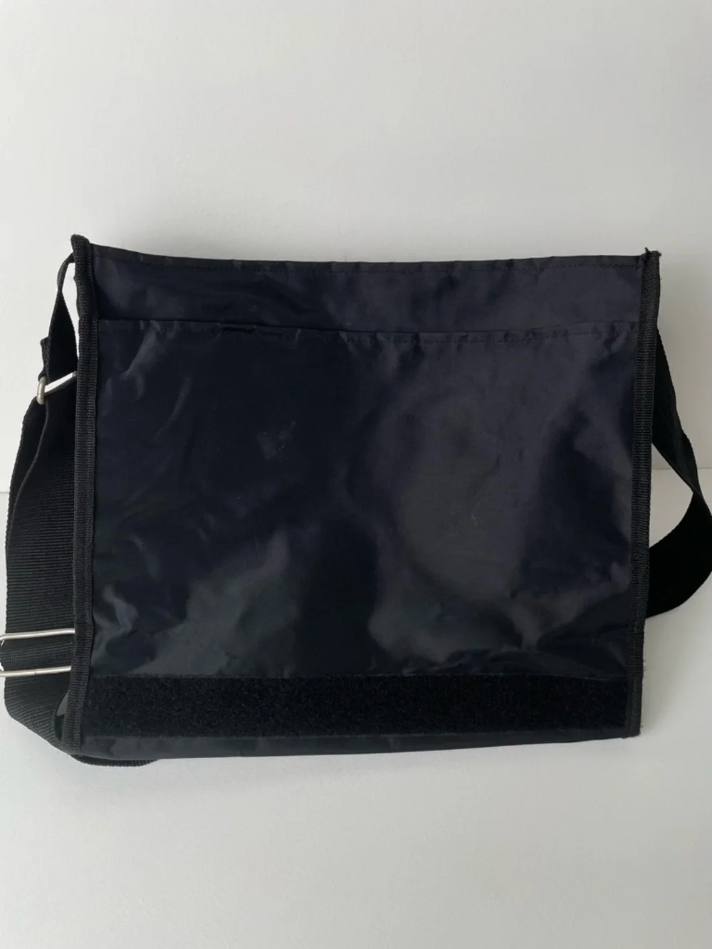 Vintage Dr. Martens Yellow Black Nylon Logo Striped Crossbody Messenger Bag